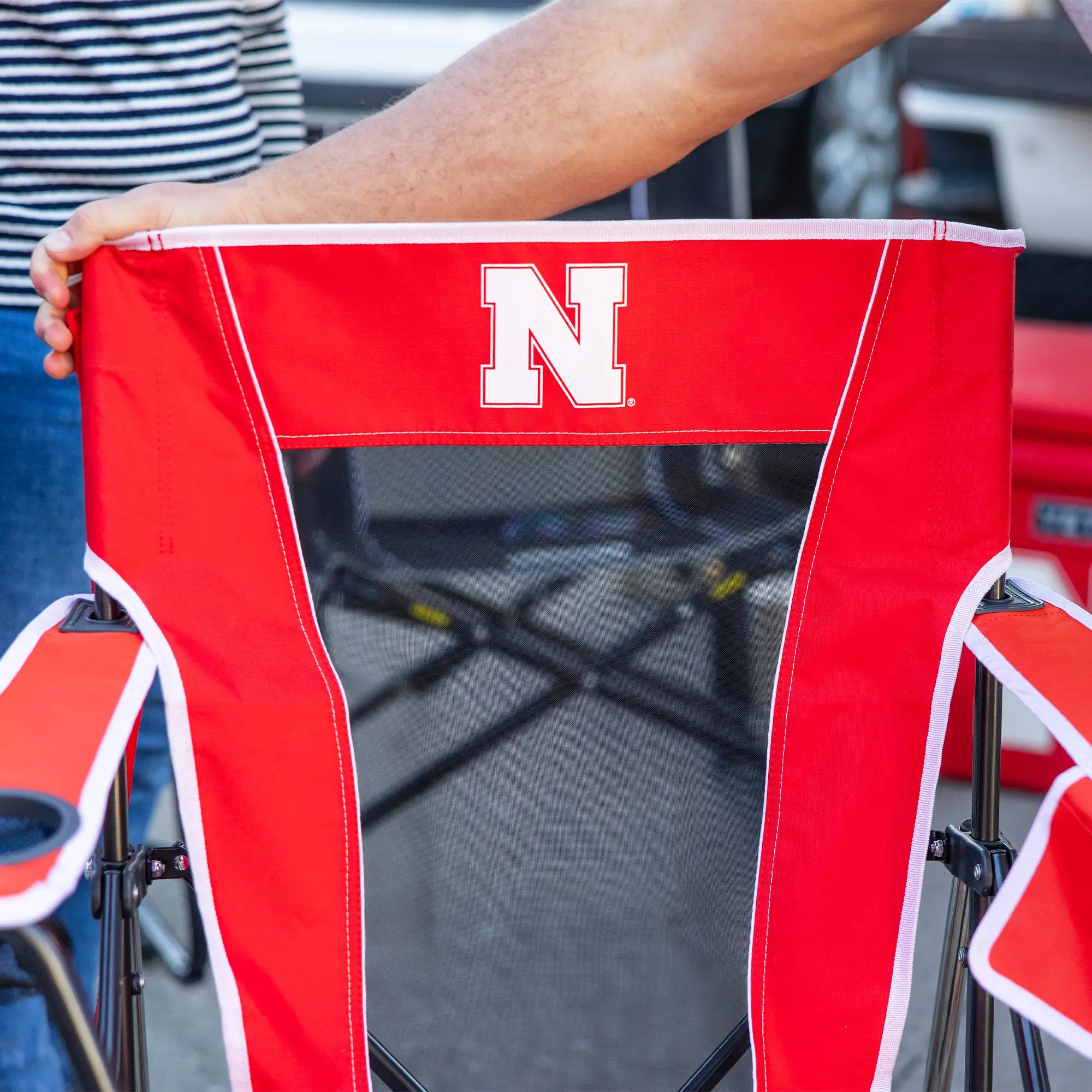 College Comfort Pro Rocker™ - Nebraska Cornhuskers