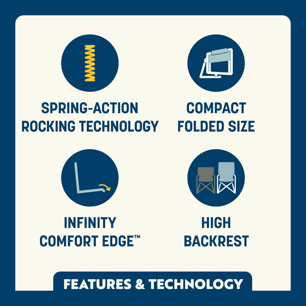 Stowaway Rocker™ with Storage Pouch
